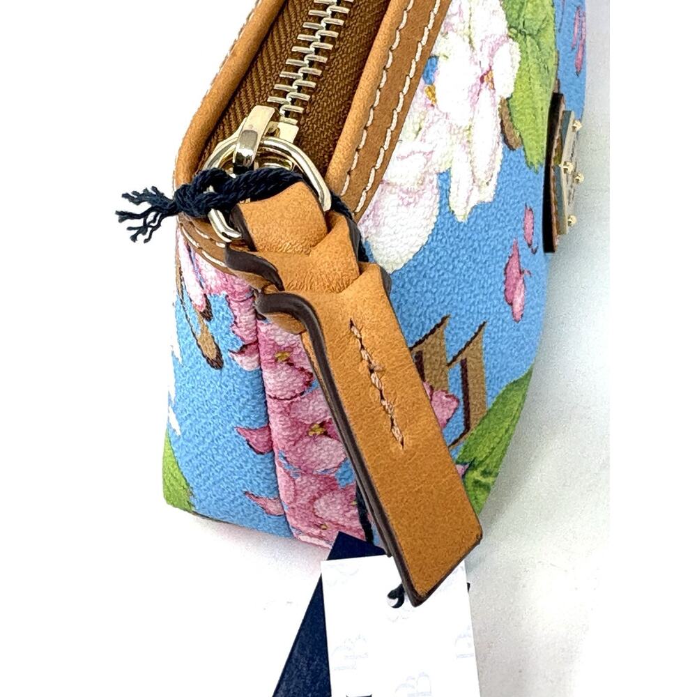 Dooney & Bourke Blue Floral Cosmetic Pouch - Picture 7 of 16